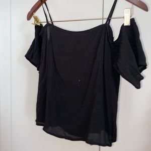 Forever 21 Open Shoulder Crop Top